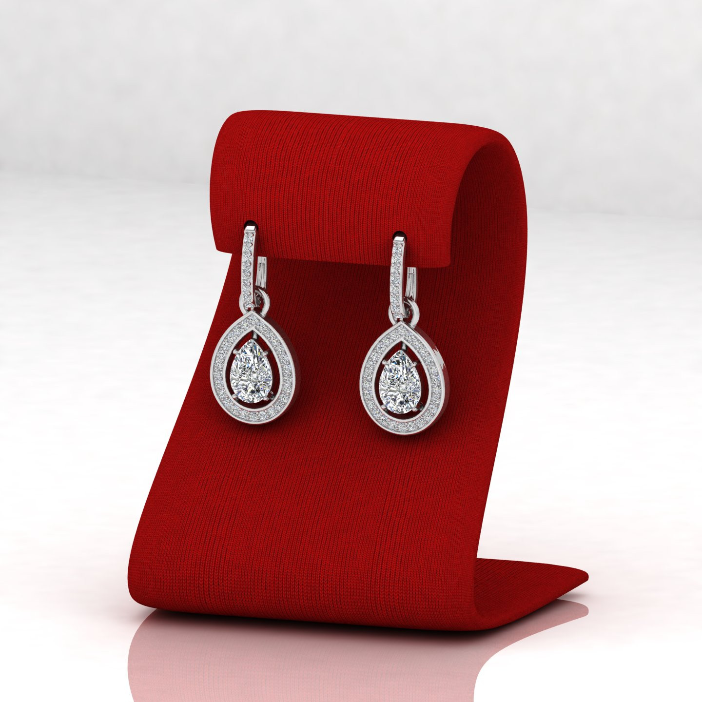 White Gold & Chocolate Diamond Cluster Earrings – Shush London