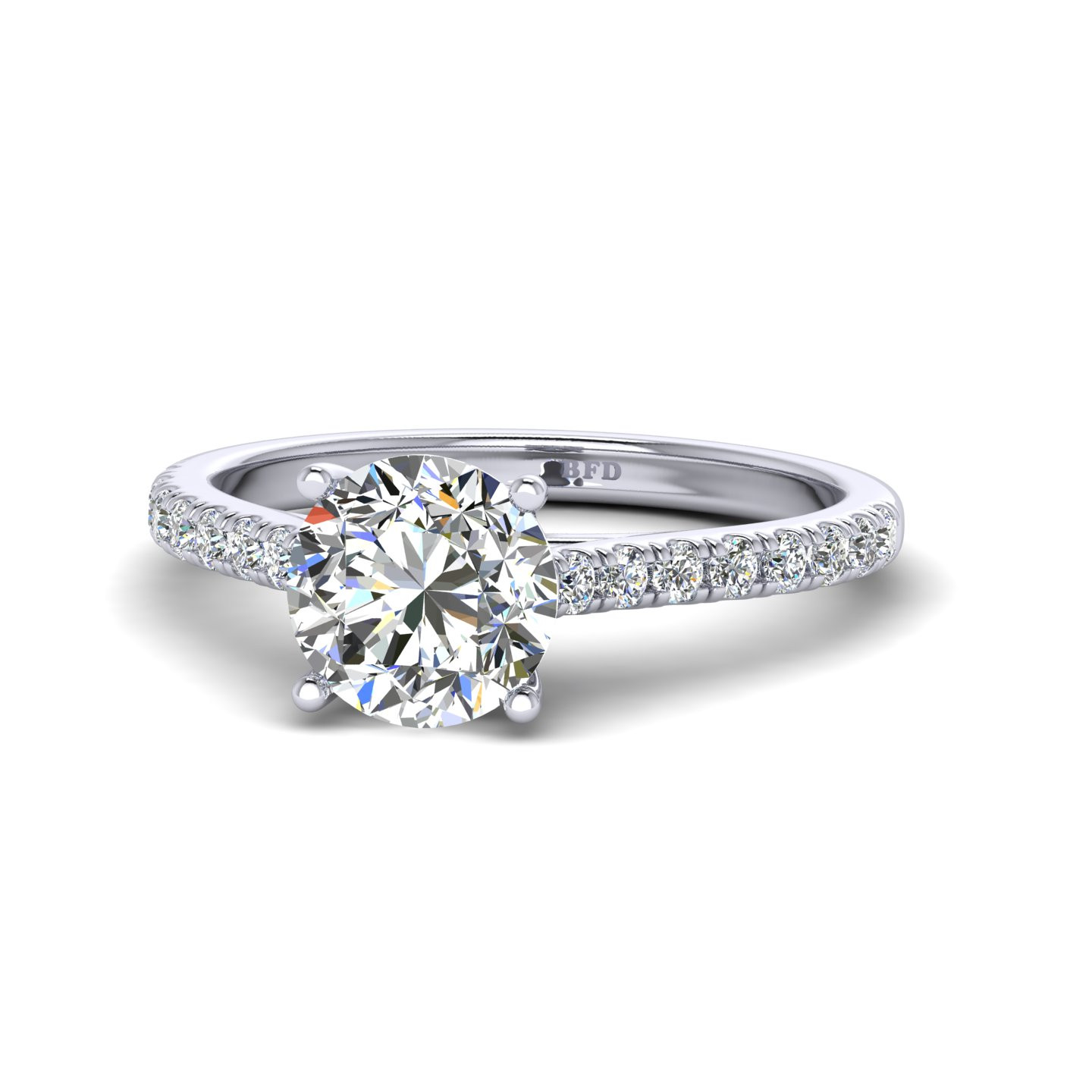 Round Diamond Classic Engagement Ring