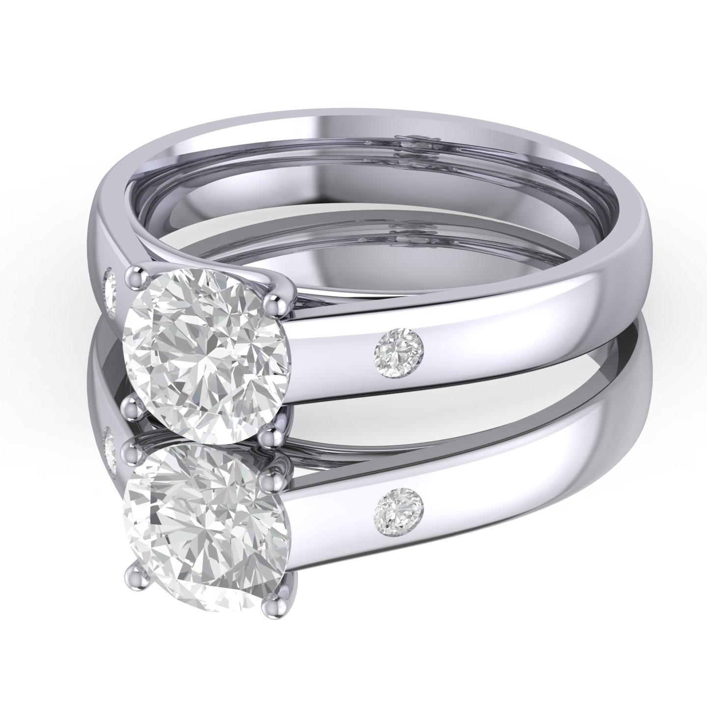 Round Diamond Engagement Ring 