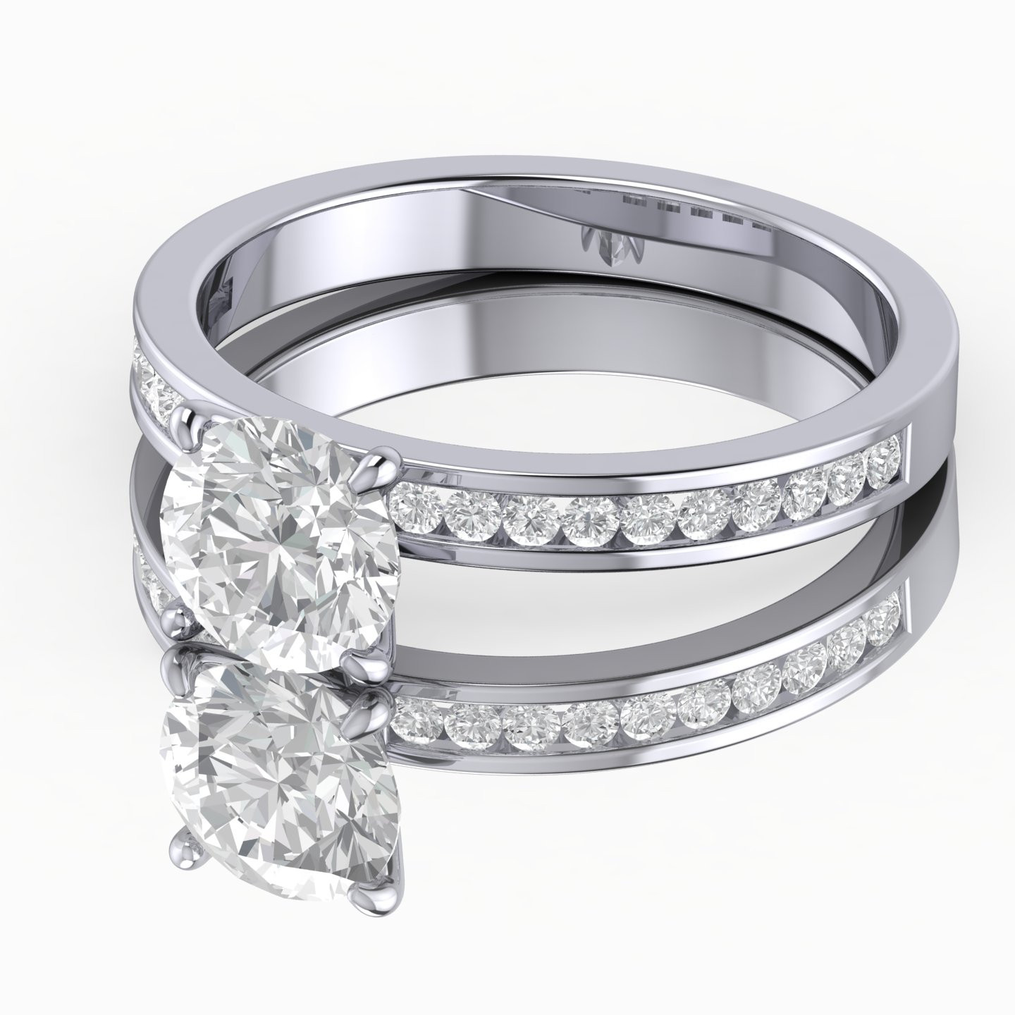 Prong Setting Round Diamond Engagement Ring