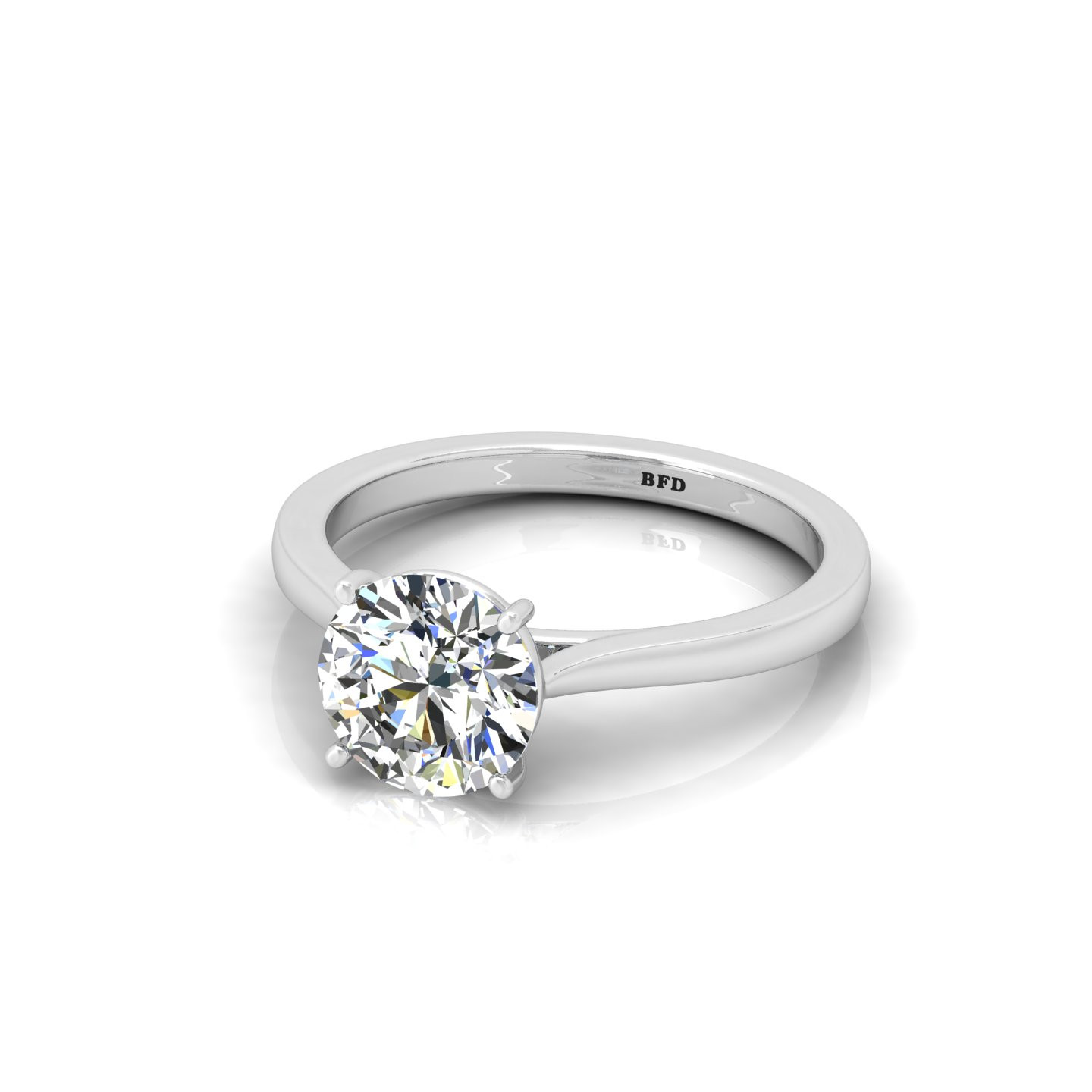 Round Diamond Solitaire Engagement Ring