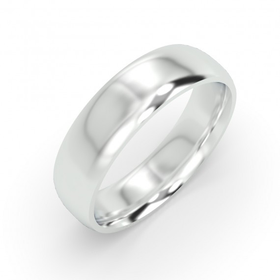 COURT SHAPE 5MM WEDDING RING